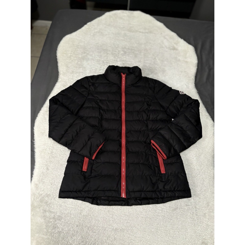 Tommy Hilfiger Women's Black Puffer Full‎ Zip Jacket Size Medium